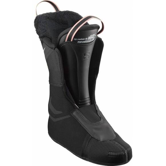 NEW SALOMON women's s/pro alpha 90 w ski boots in rose gold metallic